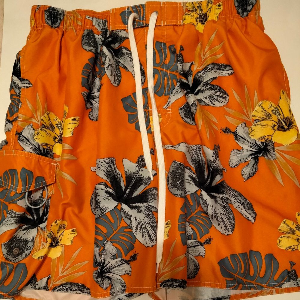 Newport Blue Mens Swim Trunks Shorts Size Large
